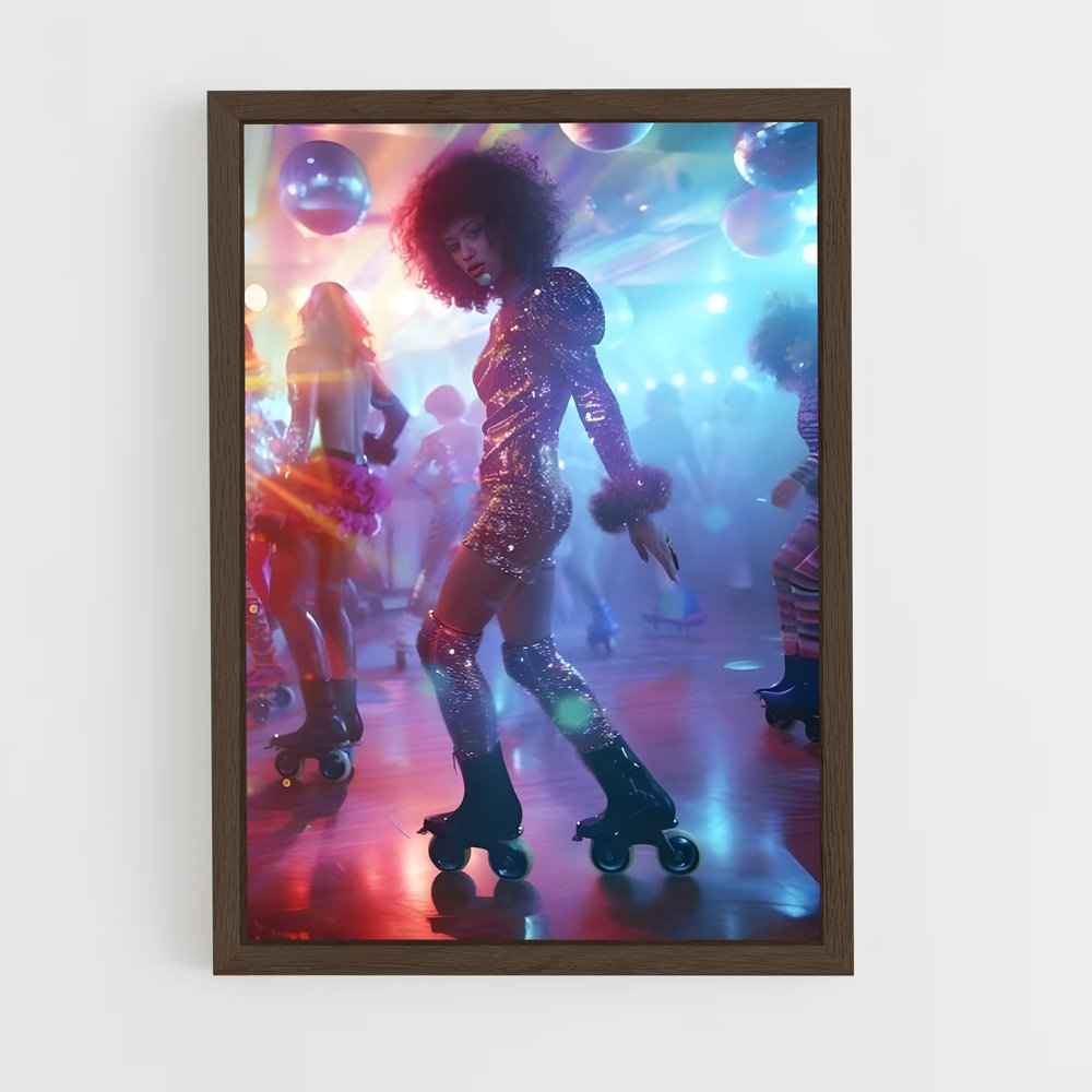 Poster Disco Fever Roller (vue 5)